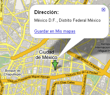 Mexico en Google Maps