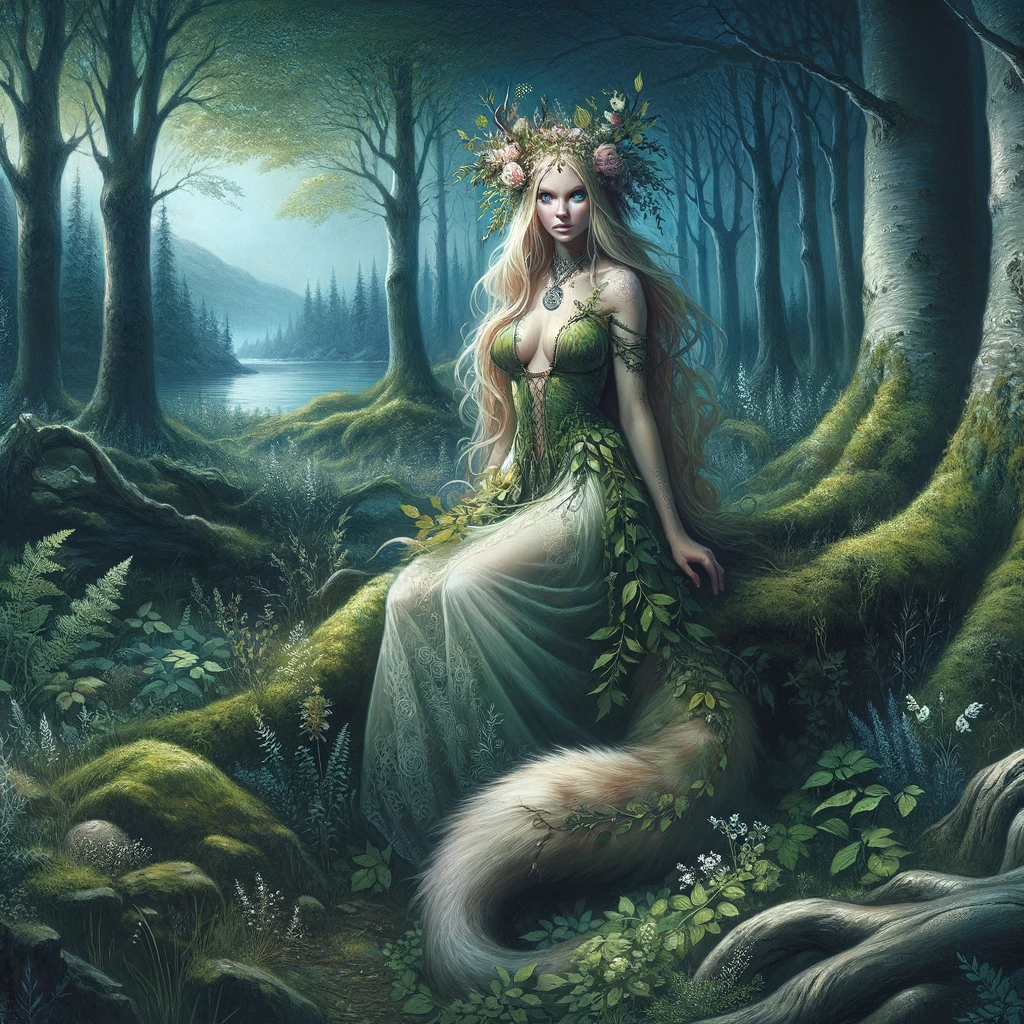 Huldra: La Encantadora Protectora de los Bosques Nórdicos