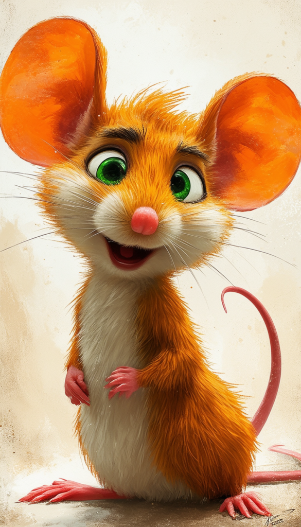 The surprised mouse