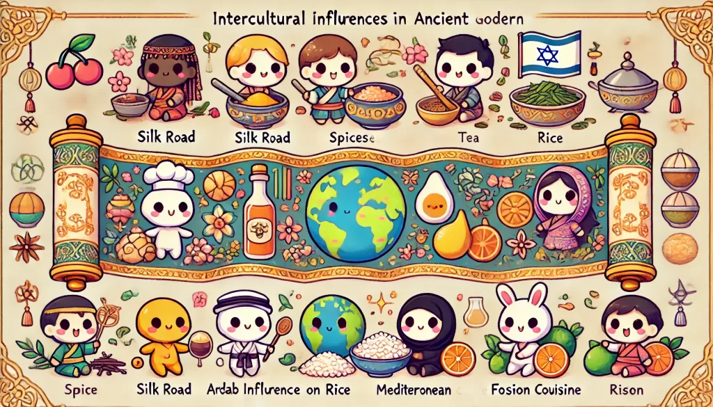 Influencias Interculturales en la Gastronomía Antigua y Moderna